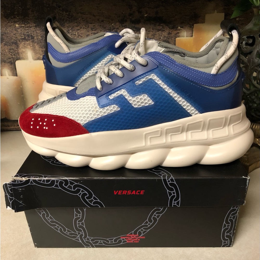 Versace Chain Reaction Runner Trainer Sneaker Low… - image 1